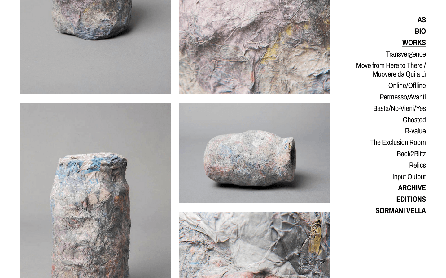 Desktop view: Alessandra Sormani