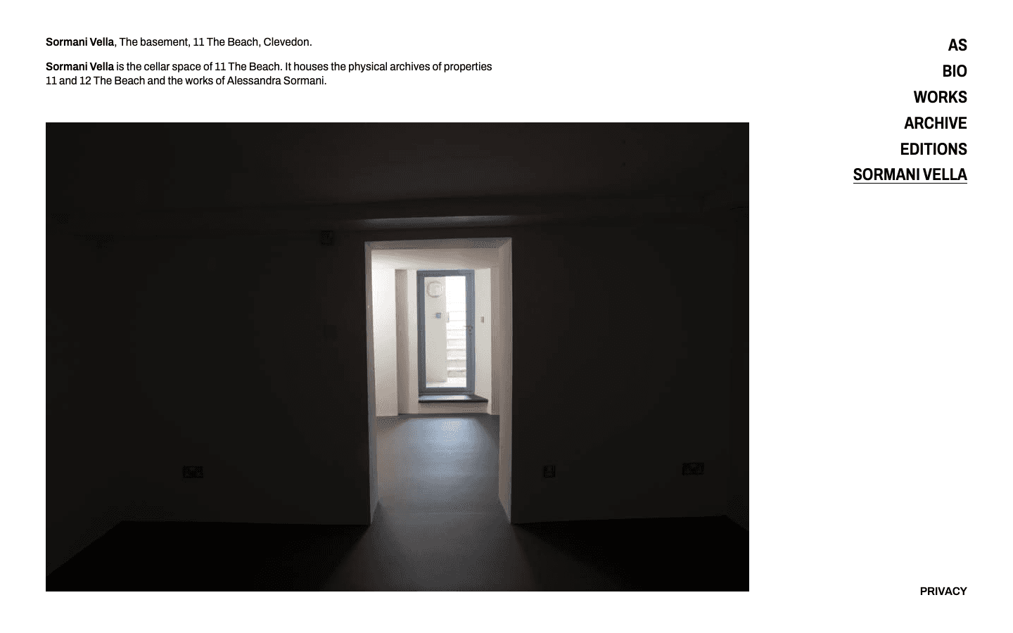 Desktop view: Alessandra Sormani