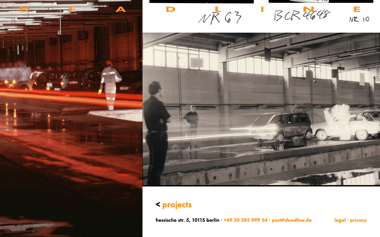 Desktop view: Deadline Architects