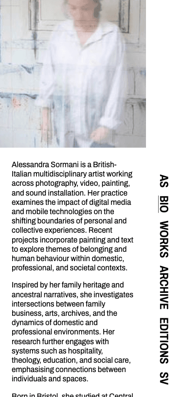 Mobile view: Alessandra Sormani