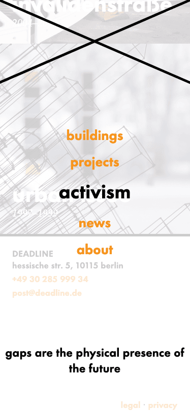 Mobile view: Deadline Architects