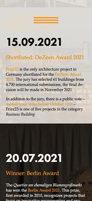 Mobile view: Deadline Architects