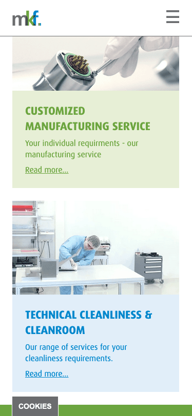 Mobile view: mkf GmbH