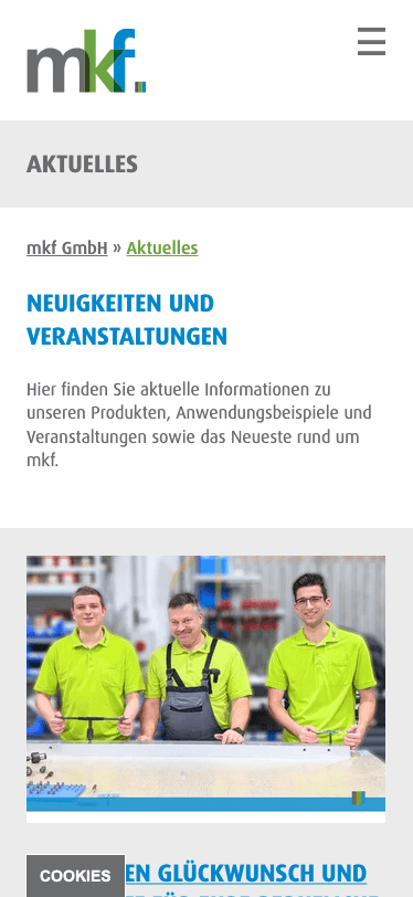 Mobile view: mkf GmbH